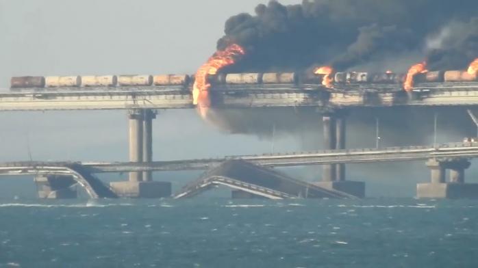 В СБУ прокоментували вибух на Кримському мосту. Фото: 