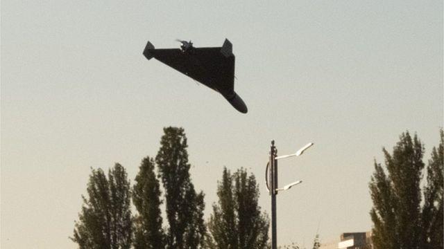 рф атаковала дронами Полтаву, возник масштабный пожар. Фото: BBC