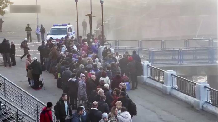 Рашисты объявили 6 ноября принудительную эвакуацию жителей Каховского района