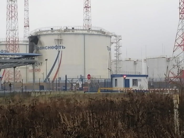 Нафтобаза в Орловській області рф, фото: РІА «Новости»