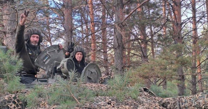 Захоплений російський танк тепер працює на перемогу України, фото: Сили територіальної оборони ЗСУ