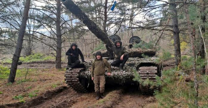 Захваченный российский танк теперь работает на победу Украины, фото: Силы территориальной обороны ВСУ