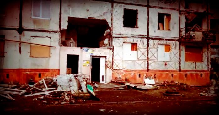 Дом на улице Киевская, 53 в Мариуполе, скриншот видео 