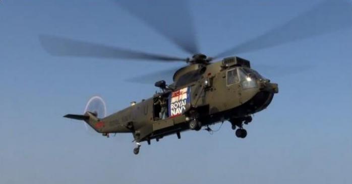 Вертолеты Sea King, скриншот видео
