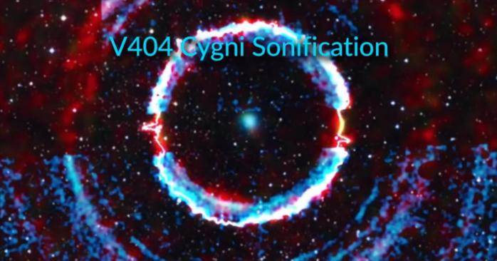 Учені записали «спів» чорної діриV404 Лебедя, скріншот відео