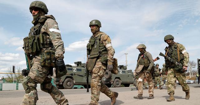 Российская армия в Украине обороняется. Фото: tvoemisto.tv