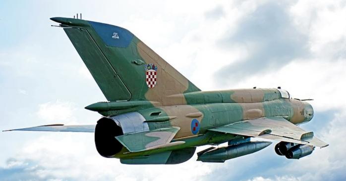 В Хорватии разбился самолет МиГ-21, фото: «Википедия»