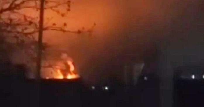 В Мелитополе раздался ряд взрывов, скриншот видео