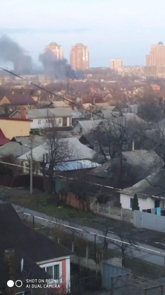 Наслідки вибухів в окупованому Донецьку. Фото: соцмережі