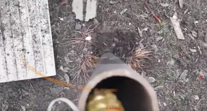 Филигранное попадание гранаты в дымоход оккупантов показали ВСУ 
