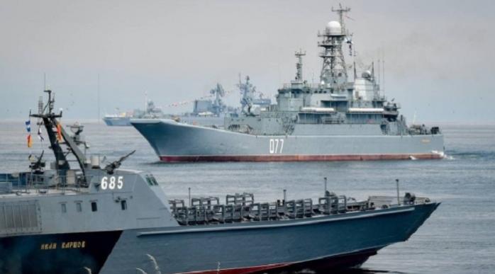 В Черном море находятся шесть российских кораблей - ВМС ВСУ