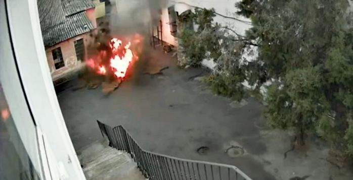 Російські загарбники обстрілюють херсонські лікарні, скріншот відео