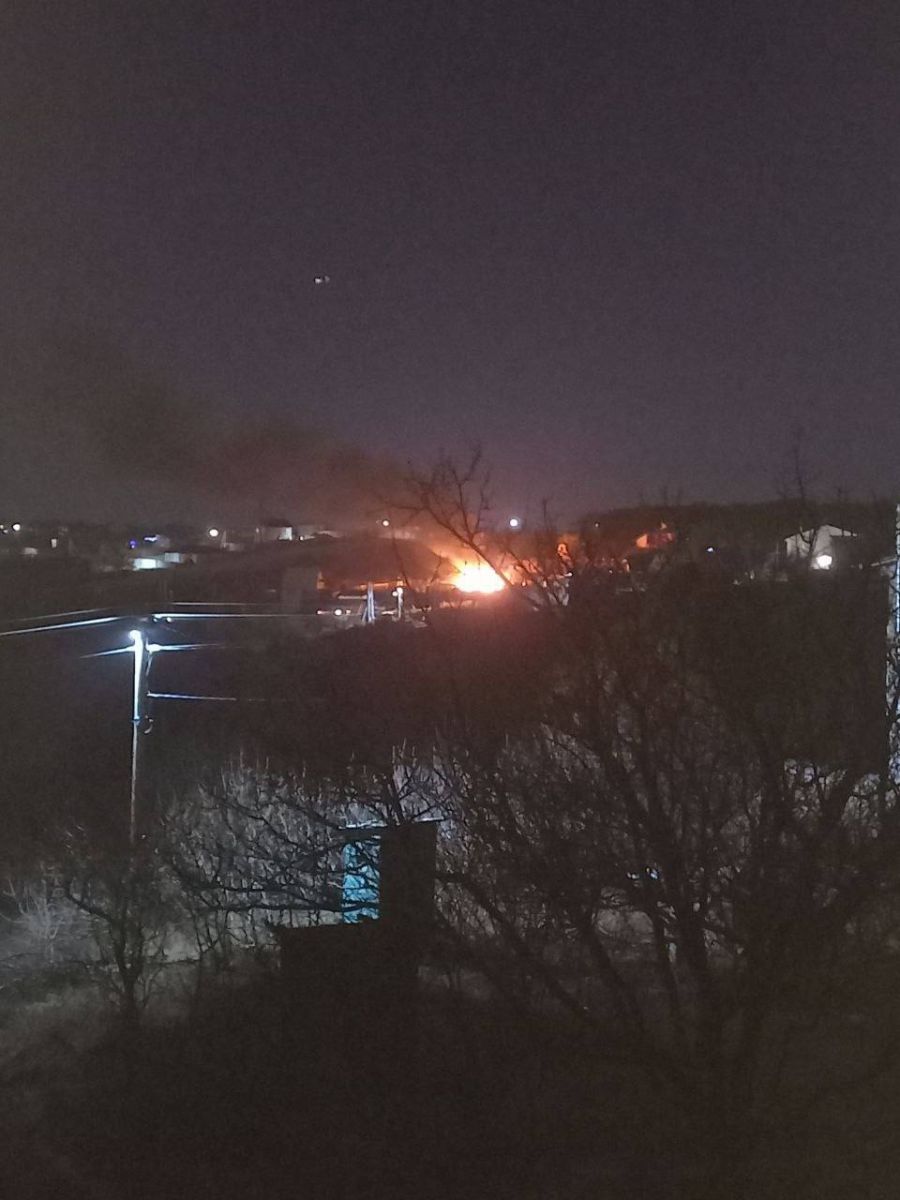 Пожежа після вибуху в Севастополі, фото - С.Стерненко
