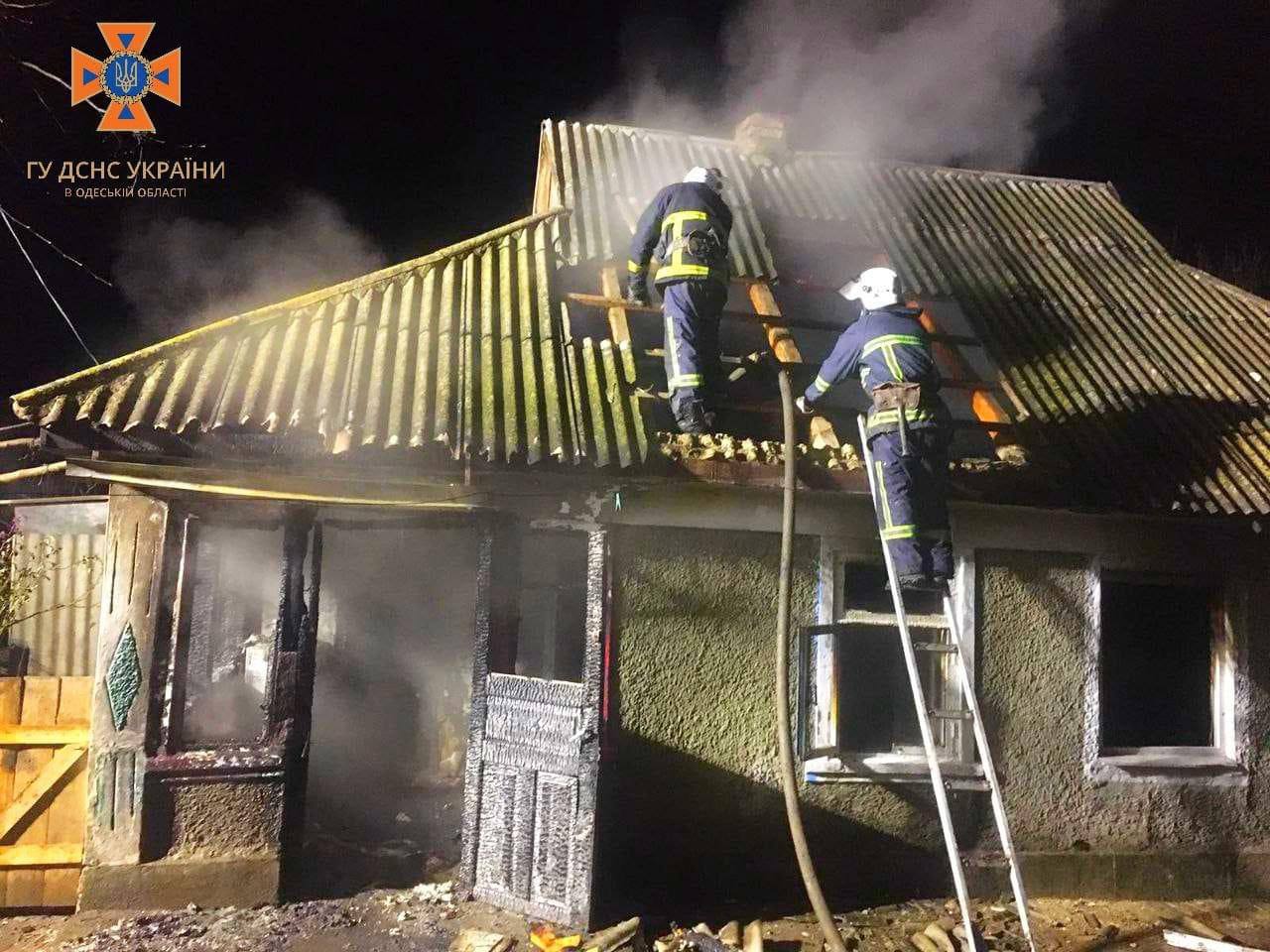 На пожежі в Одеській області загинула мати і троє дітей, фото - ДСНС