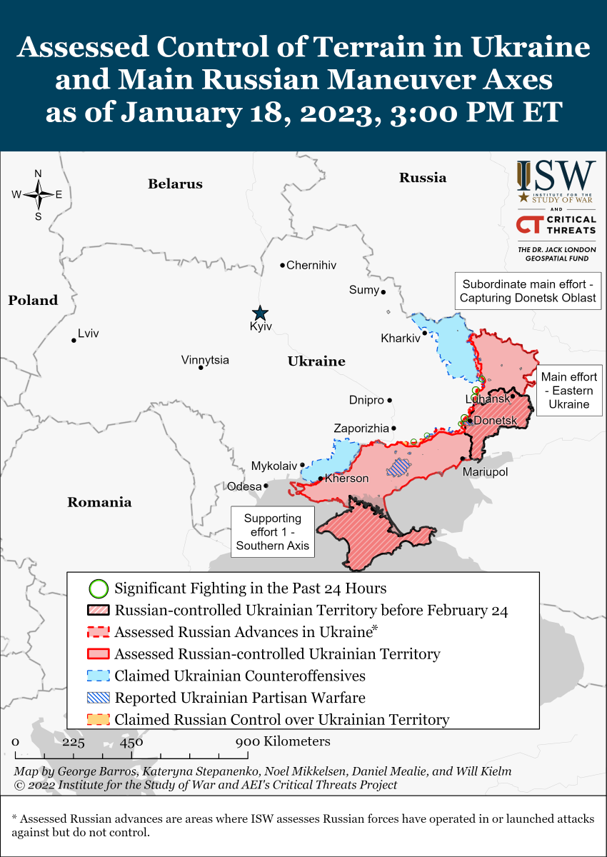 Карта війни в Україні: ISW
