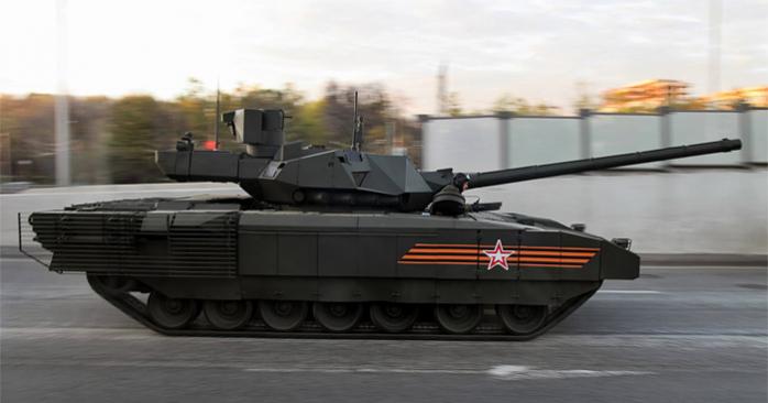Російський танк Т-14 «Армата». Фото: росЗМІ