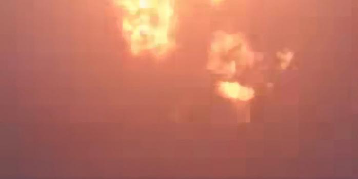 Знищення складу окупантів, скріншот відео