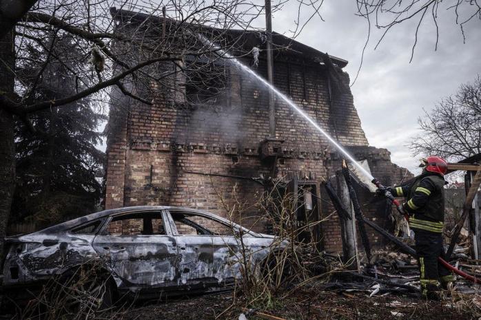 Російські війська обстріляли місто Олешки. Фото: ОПУ