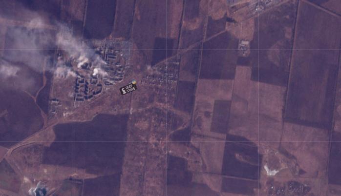  Спутниковый снимок Угледара и окрестностей за 26 января 2023