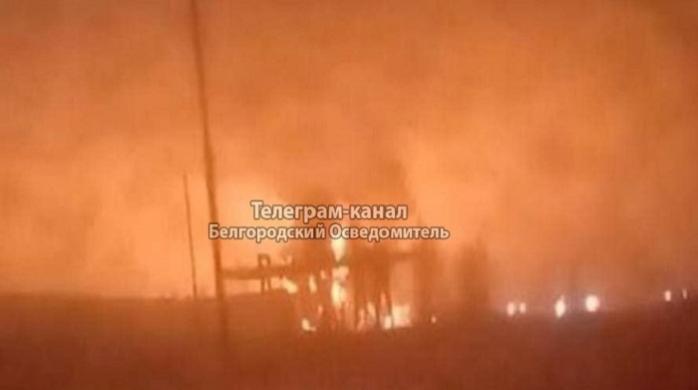 В Белгородской области рф горел завод 