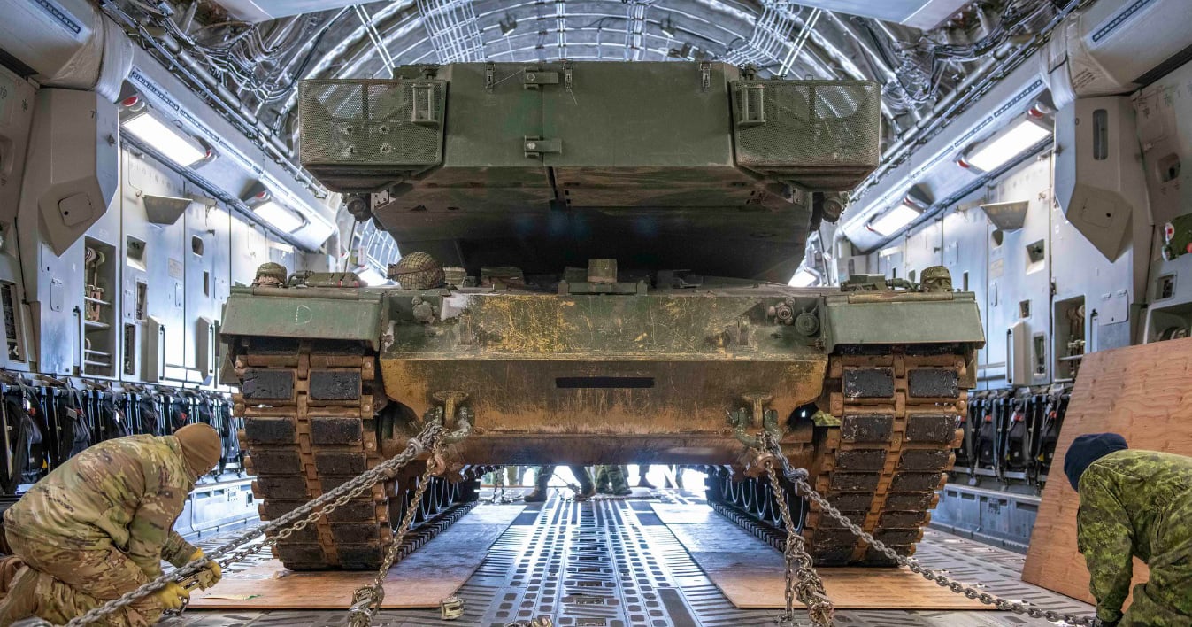 Перший танк Leopard 2 відправили Україні союзники. Фото: Аніта Ананд