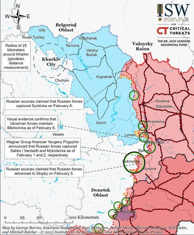 Геолокаційні кадри боїв підтверджують рух окупантів на північний захід від Сватового. Тут рф залучила частини кількох дивізій наступу