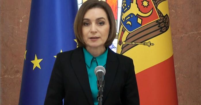 Санду заявила про плани росії повалити владу у Молдові, раніше про це попереджав Зеленський