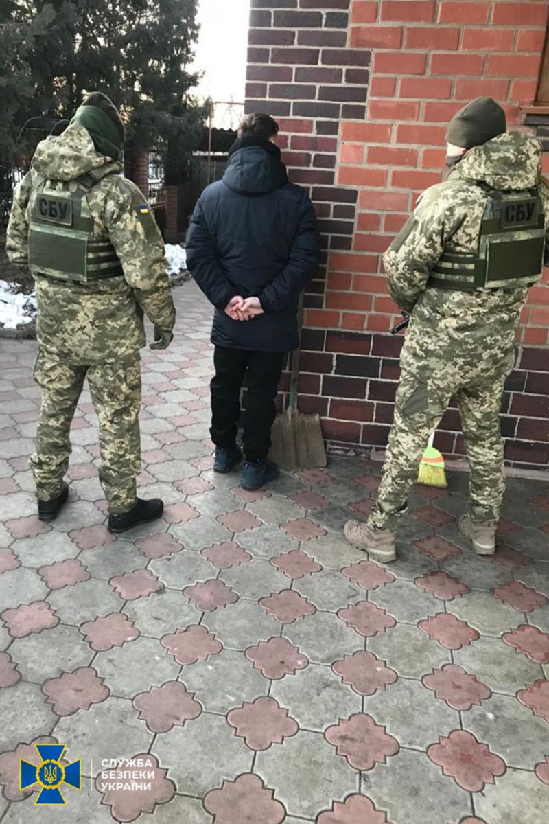 Російського агента затримали в Слов’янську. Фото: СБУ