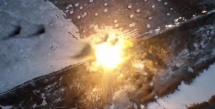 Уничтожение российского ТОС-1, скриншот видео