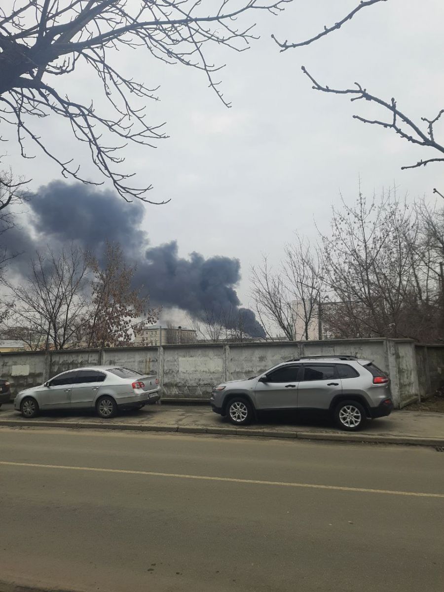 На Подолі в Києві - велика пожежа 