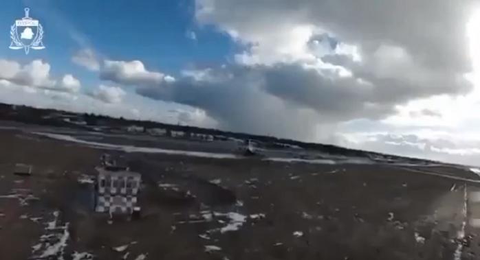Білоруські партизани показали відео атаки дрона в Мачулищах
