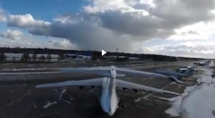 Білоруський дрон кілька разів сідав на літак рф в Мачулищах