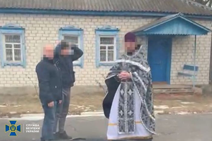 СБУ затримала настоятеля храму УПЦ МП на Сумщині, фото: СБУ