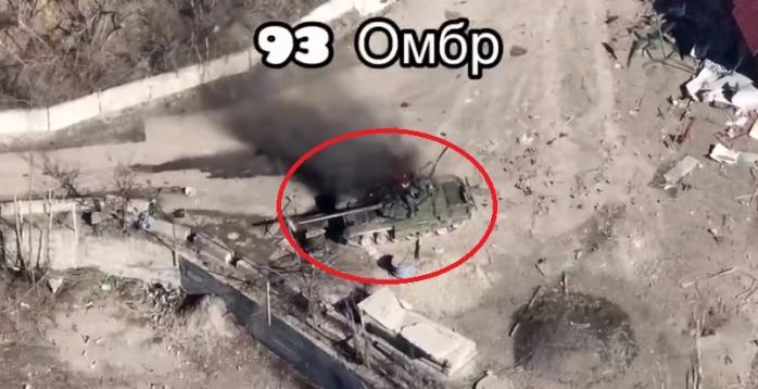 Воины «Холодного Яра» испепелили российский танк в Бахмуте