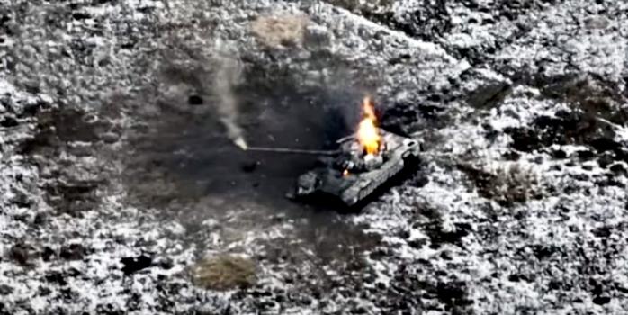Знищена російська техніка, скріншот відео