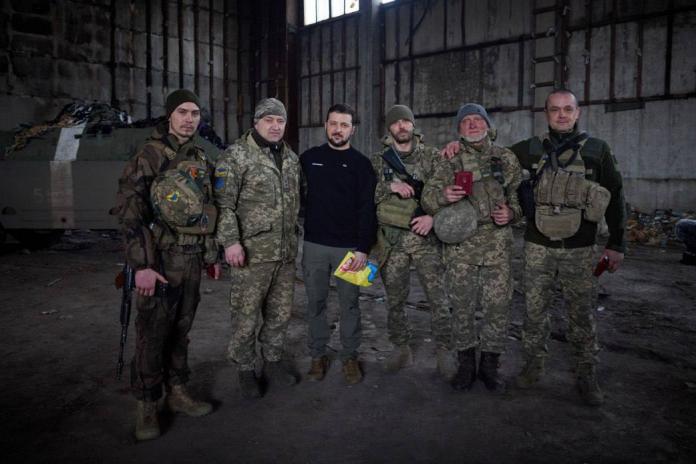 Zelensky visited the front in Bakhmut (VIDEO)