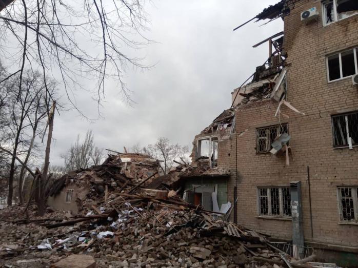 Последствия ракетного удара по Авдеевке. Фото: Андрей Ермак