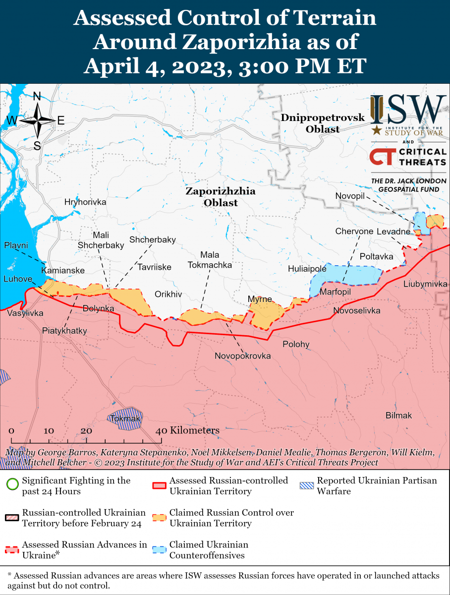 Карта: ISW