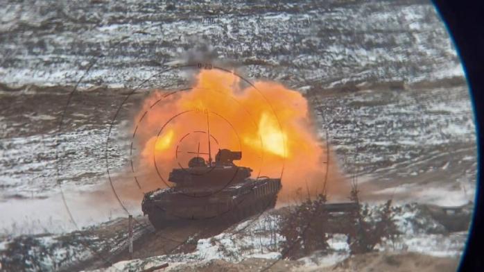 Танки Т-90М и Т-72 рф уничтожили ВСУ в Луганской области 