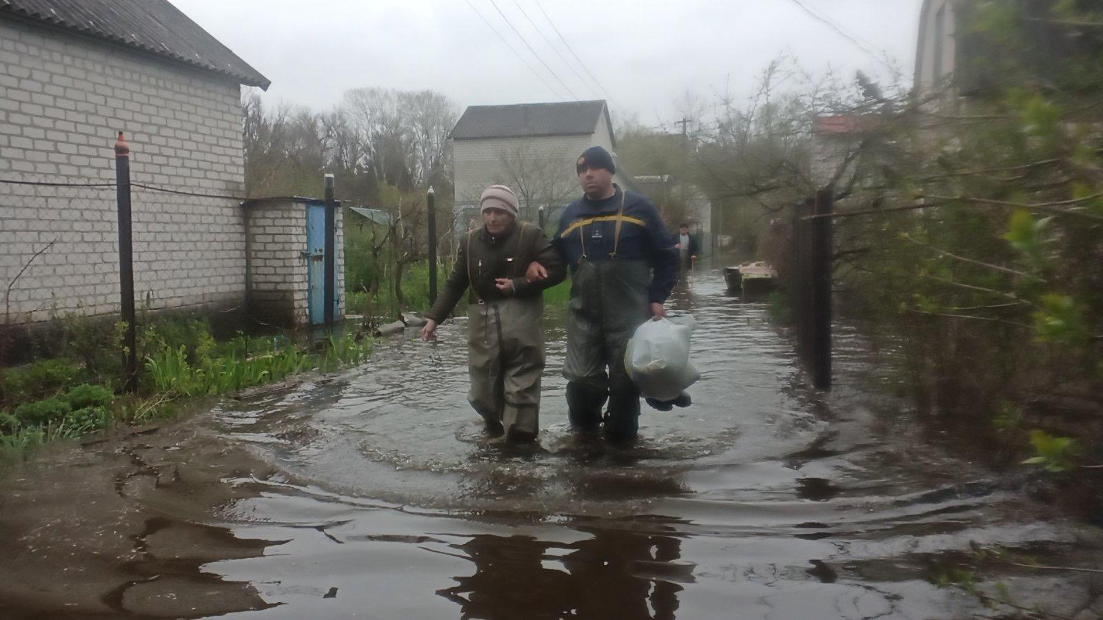 Підтоплення в Україні. Фото: ДСНС