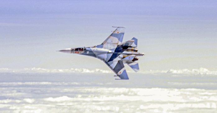 Російські літаки над Балтійським морем. Фото: ВПС Німеччини