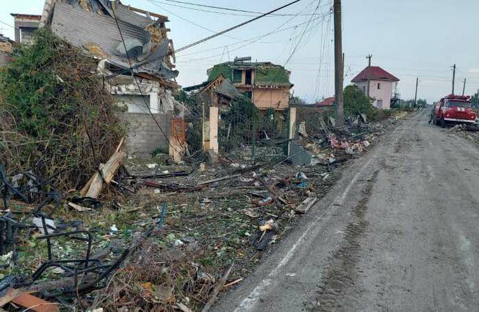Руйнування в Затоці. Фото: «Одесская жизнь»