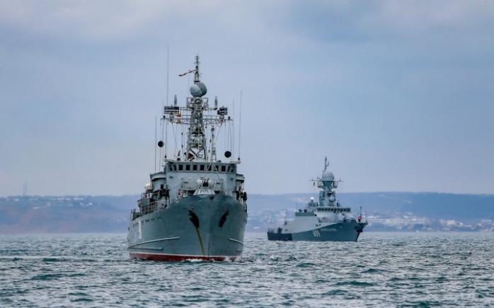 Российские корабли в Северном море. Фото: