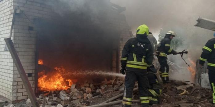 Последствия российского ракетного удара по Славянску, фото: ГСЧС