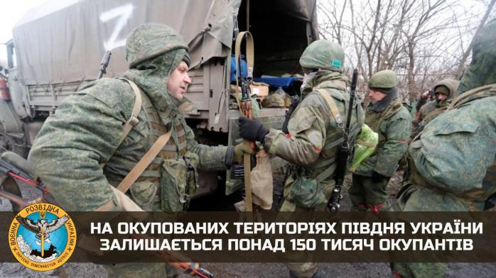 ГУР повідомило чисельність окупаційних військ на півдні України