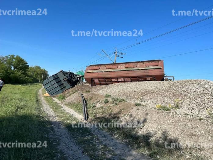Вибух на залізниці в окупованому Криму