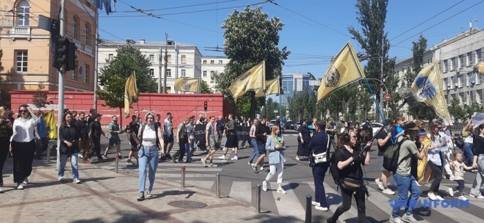  Під час ходи у Києві, фото: «Укрінформ»