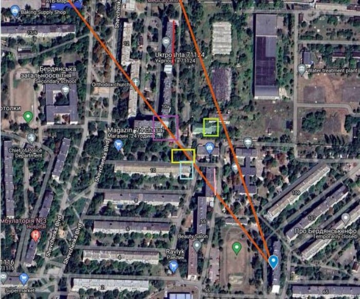 ЗСУ вразили штаб російських окупантів у Бердянську, фото: СтратКом ЗСУ