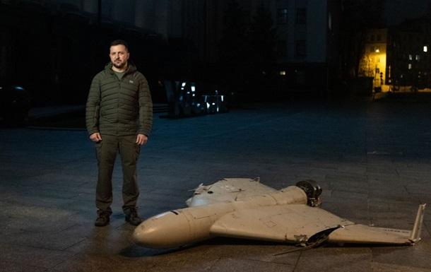 Зеленский отреагировал на ночную атаку русских дронов