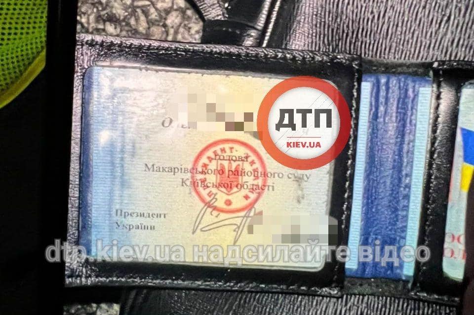 У Києві суддя на смерть збив нацгвардійця на блокпосту. Фото: dtp.kiev.ua